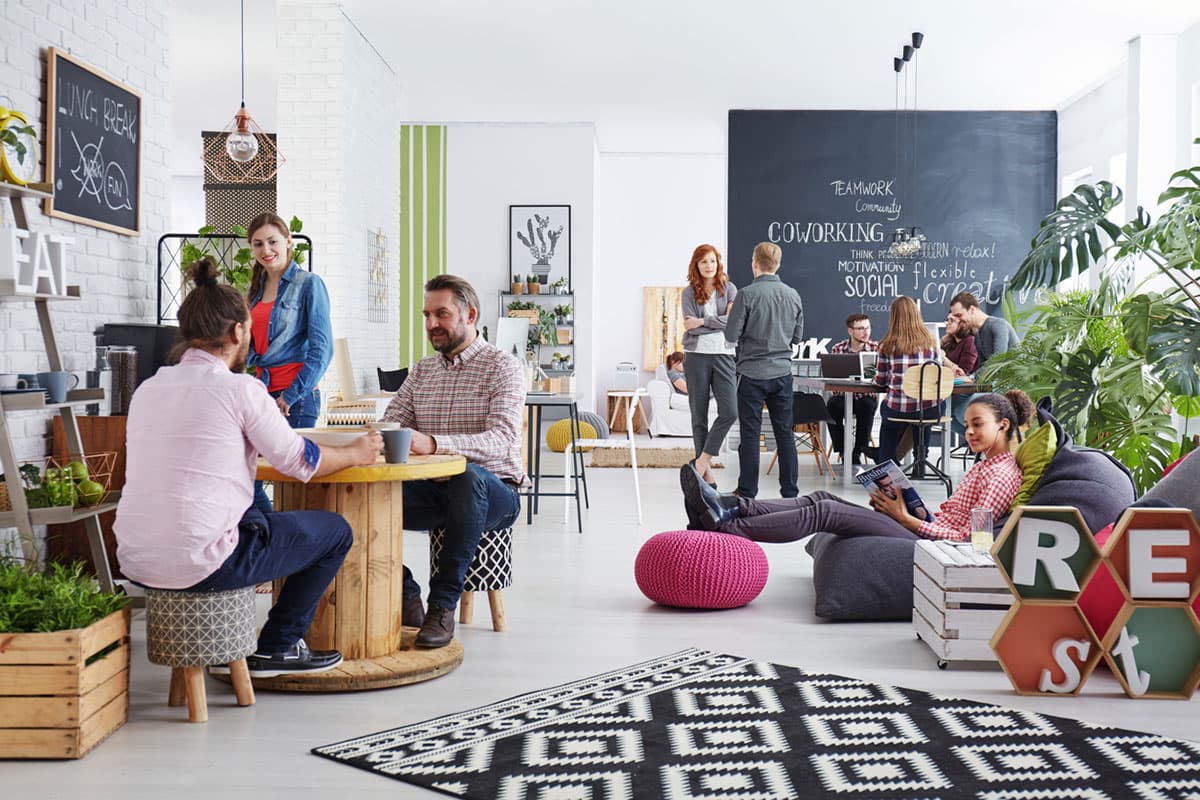 Rethinking workplaces and work stations